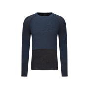 Bluză tehnică CEP Ski Merino Base Layer mânecă lungă | lână merino - black