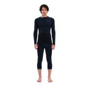 Bluză tehnică CEP Ski Merino Base Layer mânecă lungă | lână merino - black