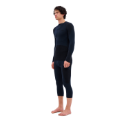 Bluză tehnică CEP Ski Merino Base Layer mânecă lungă | lână merino - black