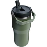 Stanley - termos tip sticla cu pai - IceFlow™ Flip Straw Tumbler - 0.6L - alb frost