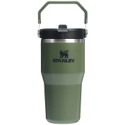 Stanley - termos tip sticla cu pai - IceFlow™ Flip Straw Tumbler - 0.6L - alb frost