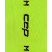 Șosete compresie alergare CEP Run 5.0 Low Cut - lime/negru | recuperare îmbunătățită