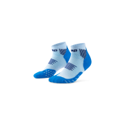 Șosete compresie alergare CEP Run 5.0 Low Cut - albastru/ice | recuperare îmbunătățită