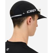 Șapcă alergare CEP Core Run Cap - neagră | reflectorizantă, protecție UV