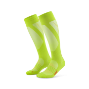 Șosete compresie înalte CEP Pro Run Ultralight - lime | pentru alergare