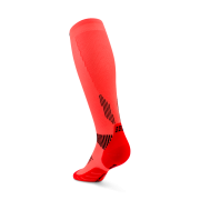 Șosete compresie înalte CEP Core Run 5.0 - neon coral | performanță și recuperare