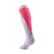 Șosete compresie înalte CEP Run Ultralight 4.0 femei - lila/roz