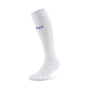 Șosete compresie înalte CEP Run Ultralight 4.0 femei - alb