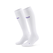 Șosete compresie înalte CEP Run Ultralight 4.0 femei - alb