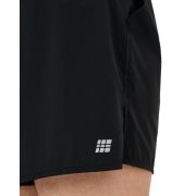 Pantaloni scurți alergare CEP Core Run Loose Fit - negru | rezistenți vânt