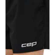 Pantaloni scurți alergare CEP Core Run Loose Fit - negru | rezistenți vânt