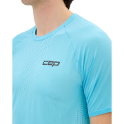 Tricou alergare CEP Run Ultralight 3.0 - albastru deschis | ultraușor seamless