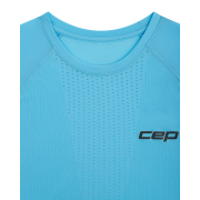 Tricou alergare CEP Run Ultralight 3.0 - albastru deschis | ultraușor seamless