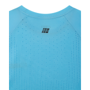Tricou alergare CEP Run Ultralight 3.0 - albastru deschis | ultraușor seamless