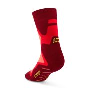 Șosete alergare CEP Core Run Cushion Mid Cut - roșu | compresie