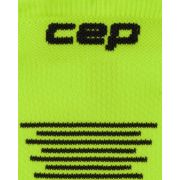 Șosete compresie CEP Core Run No Show - verde lime/negru | suport