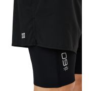 Pantaloni scurți CEP Core Run 2in1 - negru | compresie & stabilitate