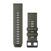 Garmin Curele de ceas QuickFit 26 | Olive Drab / Silicon negru