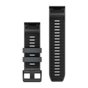 Garmin Curele de ceas QuickFit 26 | Slate grey / Silicon negru