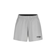 Pantaloni scurți alergare CEP Core Run Loose Fit femei - gri deschis | largi, rezistenți vânt