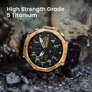 Amazfit T-Rex 3 Pro, ceas smartwatch sport GPS outdoor - negru Black Gold 48mm