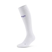 Șosete compresie înalte CEP Run Ultralight 4.0 - alb | alergare bărbați