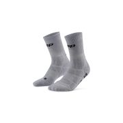Șosete compresie hiking CEP Hiking Max Cushion 2.0 - gri | amortizare maximă