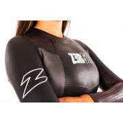 Z3R0D - costum neopren femei Flex wetsuit - black red