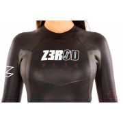 Z3R0D - costum neopren femei Flex wetsuit - black red