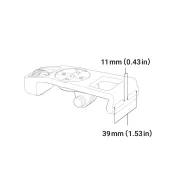Suport ghidon Insta360 Bike Computer Mount | aluminiu - pentru ghidon clasic