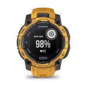 Garmin Instinct 3 – 45 mm, Solar | Sunburst curea cu Sunburst/Grey