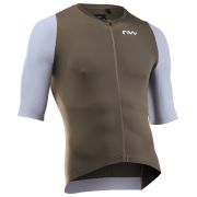 Tricou ciclism Northwave Extreme Evo - nisip/gri gheață | UPF50+