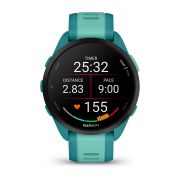Garmin - Forerunner 165 Music ceas multisport cu GPS AMOLED - albastru turcoaz aqua