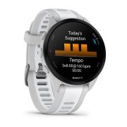 Garmin - Forerunner 165 ceas multisport cu GPS AMOLED - alb Whitestone - gri mist grey