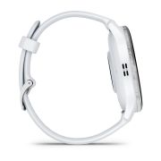 Garmin - Venu 3 smartwatch cu GPS și AMOLED - ramă argintie din oţel inoxidabil şi carcasă whitestone şi brăţară din silicon