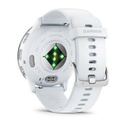 Garmin - Venu 3 smartwatch cu GPS și AMOLED - ramă argintie din oţel inoxidabil şi carcasă whitestone şi brăţară din silicon