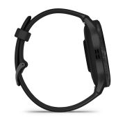 Garmin - Venu 3 smartwatch cu GPS și AMOLED - ramă gri ardezie din oţel inoxidabil, carcasă neagră şi curea din silicon