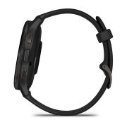 Garmin - Venu 3 smartwatch cu GPS și AMOLED - ramă gri ardezie din oţel inoxidabil, carcasă neagră şi curea din silicon