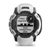 Garmin Instinct 2X Solar - smartwatch robust cu GPS - Alb Ceramic