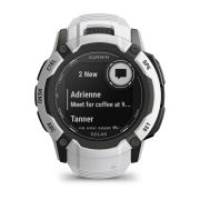 Garmin Instinct 2X Solar - smartwatch robust cu GPS - Alb Ceramic