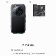 Insta360 X6 Camera Video Sport 8K 360° - Standard Bundle