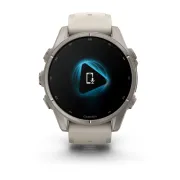 Garmin Fenix 9 AMOLED - 43 mm Titan Fog Gray - Smartwatch Multisport Premium cu AMOLED