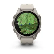 Garmin Fenix 9 AMOLED - 43 mm Titan Fog Gray - Smartwatch Multisport Premium cu AMOLED