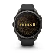 Garmin Fenix 9 AMOLED - 47 mm Titan DLC Carbon - Smartwatch Multisport Premium cu AMOLED