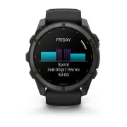 Garmin Fenix 9 AMOLED - 51 mm Titan DLC Carbon - Smartwatch Multisport Premium cu AMOLED