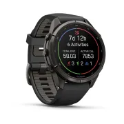 Garmin Fenix 9 Pro AMOLED inReach - 43 mm Titan DLC Carbon - Smartwatch Multisport Premium cu AMOLED