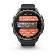 Garmin Fenix 9 Pro AMOLED inReach - 43 mm Titan DLC Carbon - Smartwatch Multisport Premium cu AMOLED