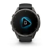 Garmin Fenix 9 Pro AMOLED inReach - 43 mm Titan DLC Carbon - Smartwatch Multisport Premium cu AMOLED
