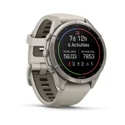 Garmin Fenix 9 Pro AMOLED inReach - 43 mm Titan Fog Gray - Smartwatch Multisport Premium cu AMOLED