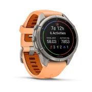 Garmin Fenix 9 Pro AMOLED inReach - 43 mm Titan Shell Pink Orange - Smartwatch Multisport Premium cu AMOLED